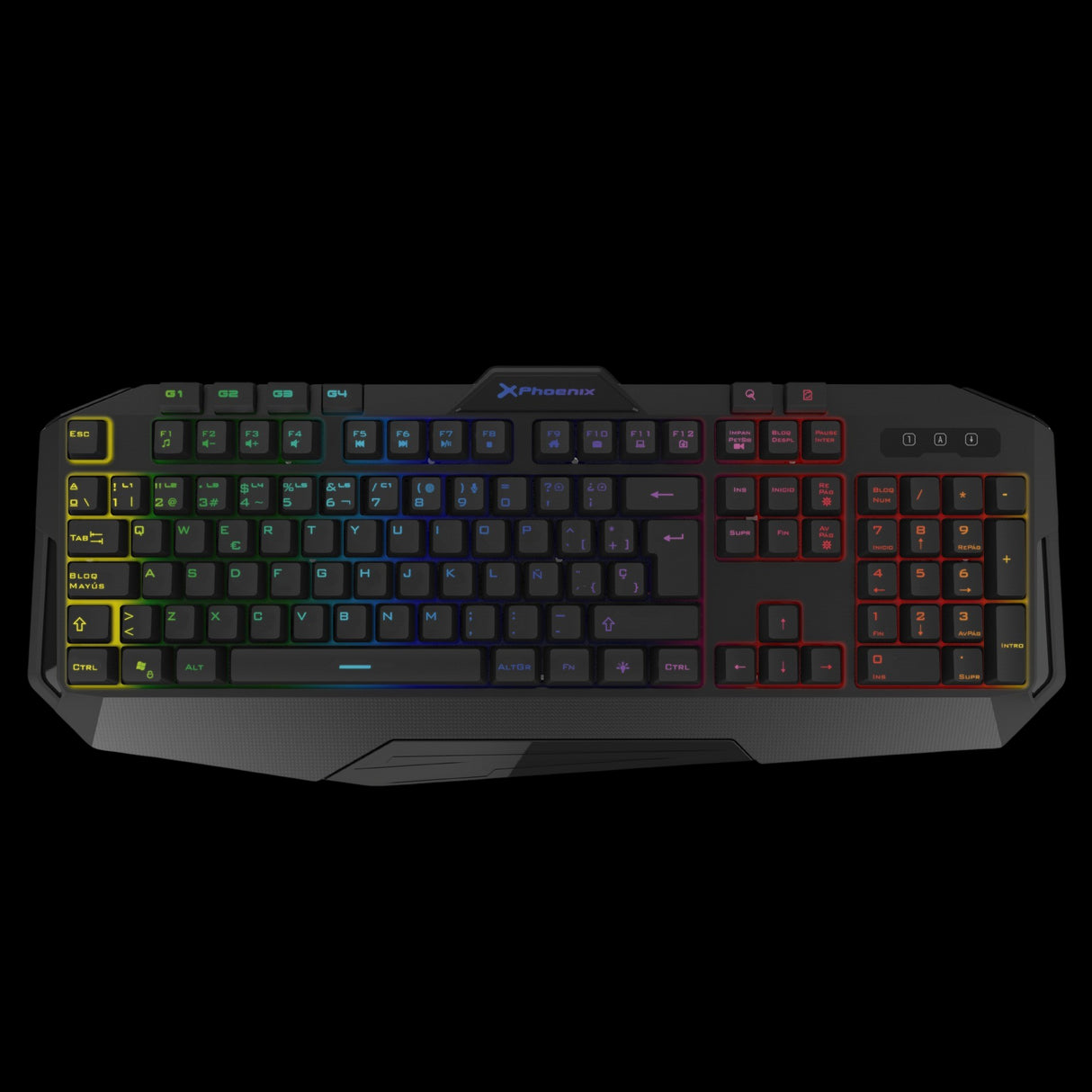 Teclado Gaming Phoenix MK2 con Iluminación RGB y Teclas Macro