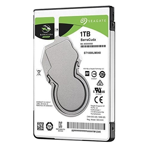 Disco Duro Interno Seagate Barracuda 1TB 2.5" SATA 5400RPM