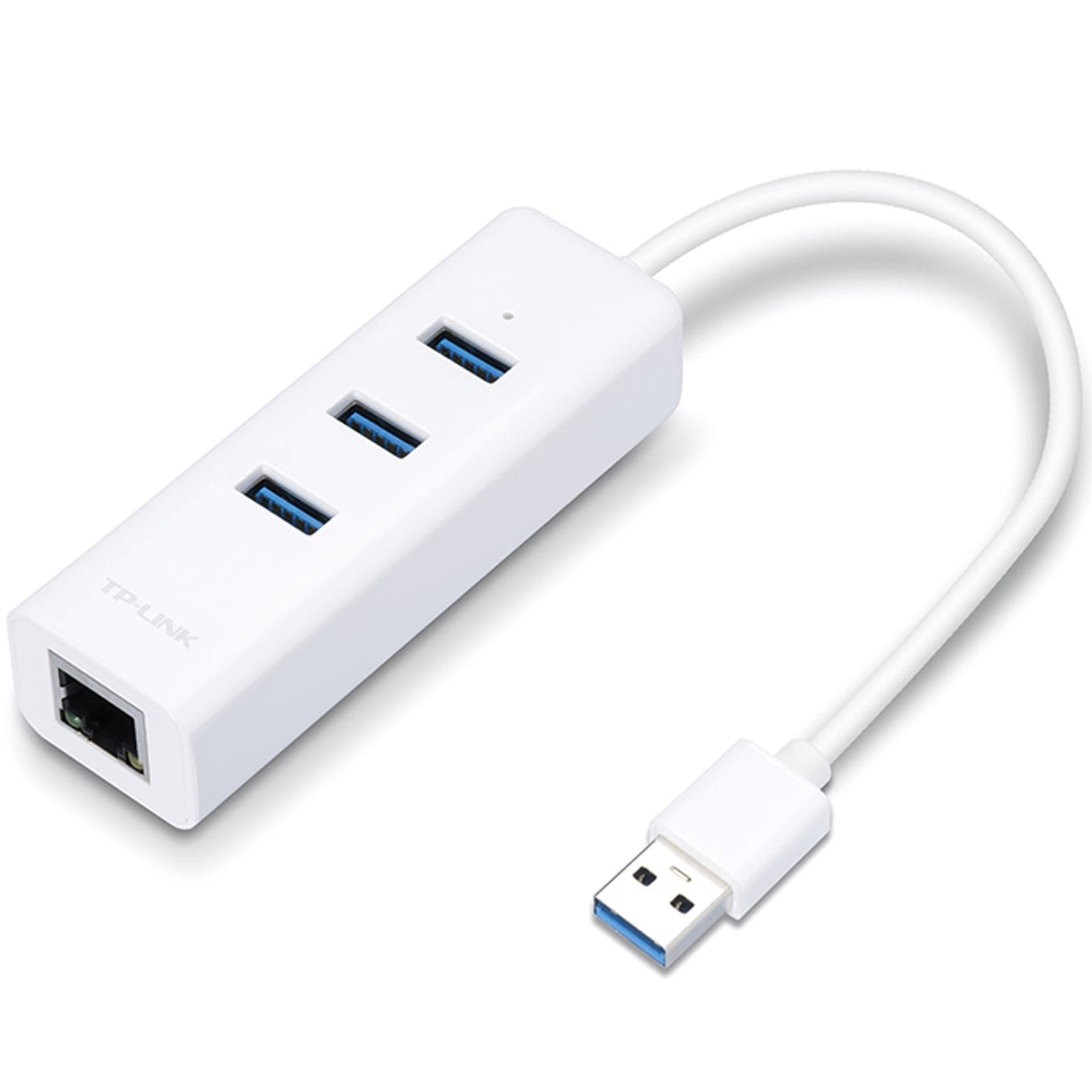 Adaptador USB a Ethernet Gigabit con Hub de 3 Puertos USB 3.0 TP-Link UE330