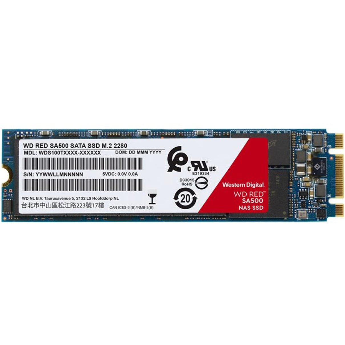 SSD WD Western Digital Red 2TB M.2 2280 SATA 6Gb/s